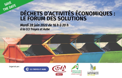 déchets d'activités économiques : le forum des solutions à troyes